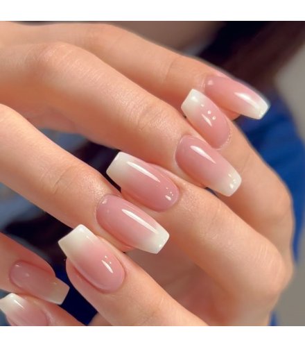 NA032 - Gradient White Glam Nails NA032 - Gradient White Glam Nails